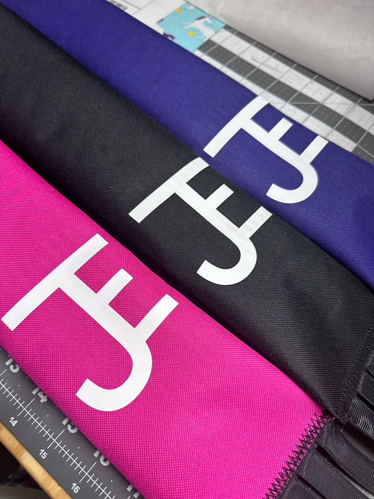 Brand/Logo Satin Lined Tail Bag